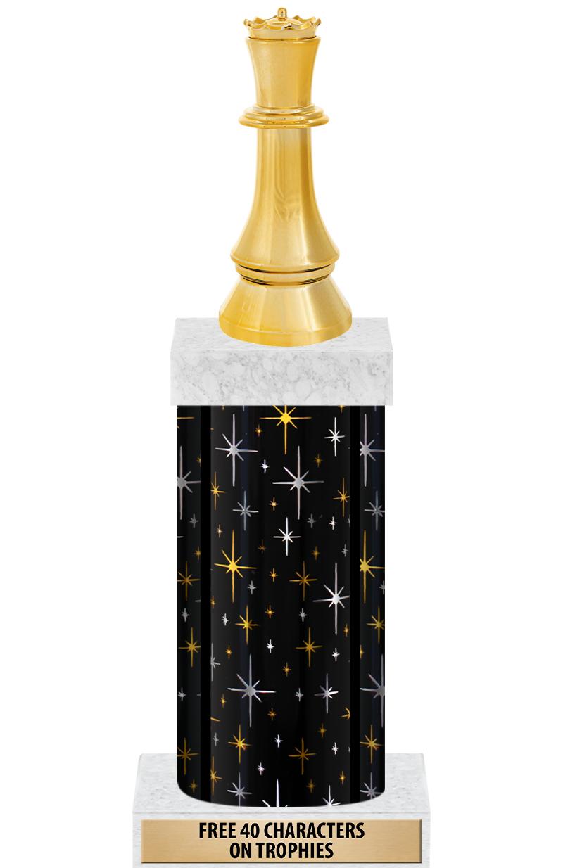 14" MIDNIGHT BLK-GD FIG/SQUARE