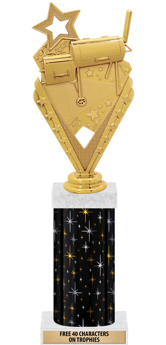 14" MIDNIGHT BLK-GD FIG/SQUARE