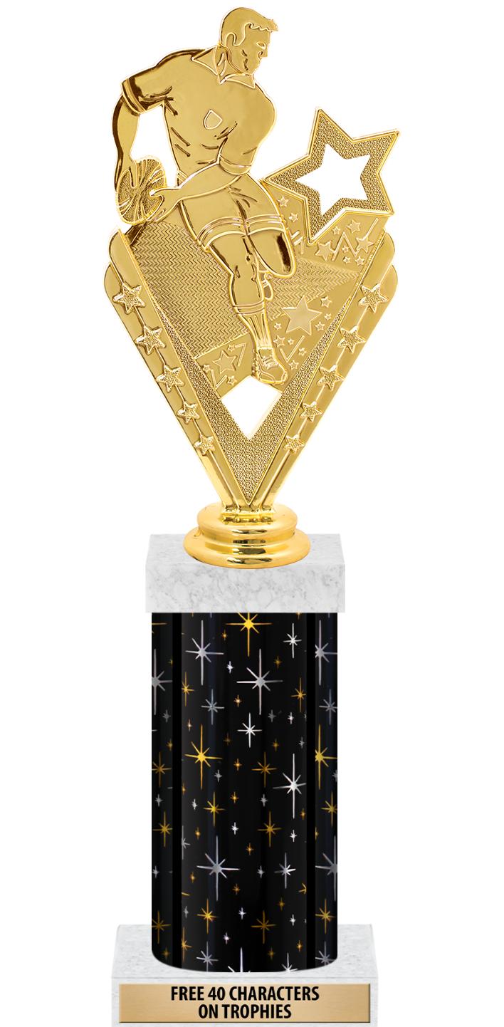 14" MIDNIGHT BLK-GD FIG/SQUARE