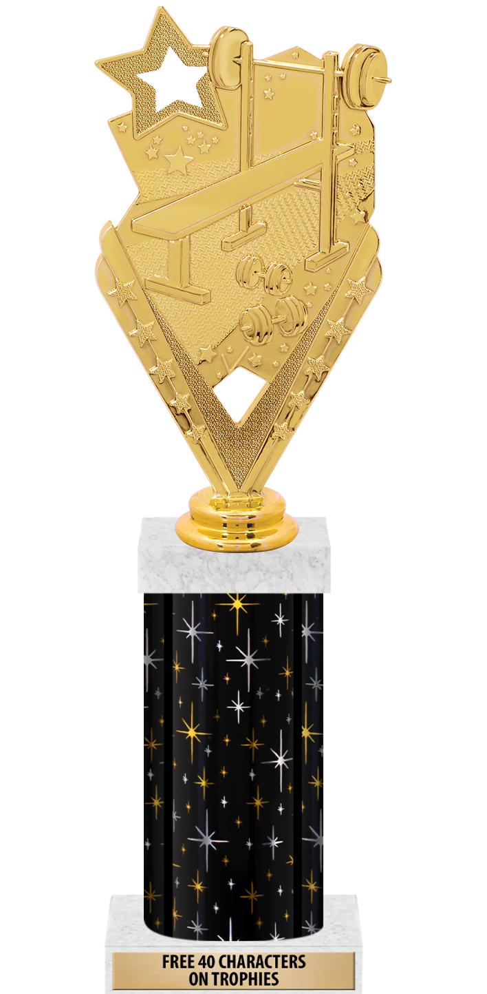 14" MIDNIGHT BLK-GD FIG/SQUARE