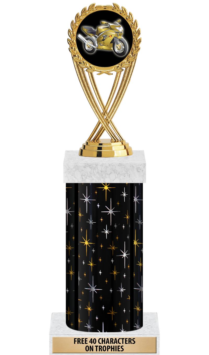 14" MIDNIGHT BLK-GD FIG/SQUARE