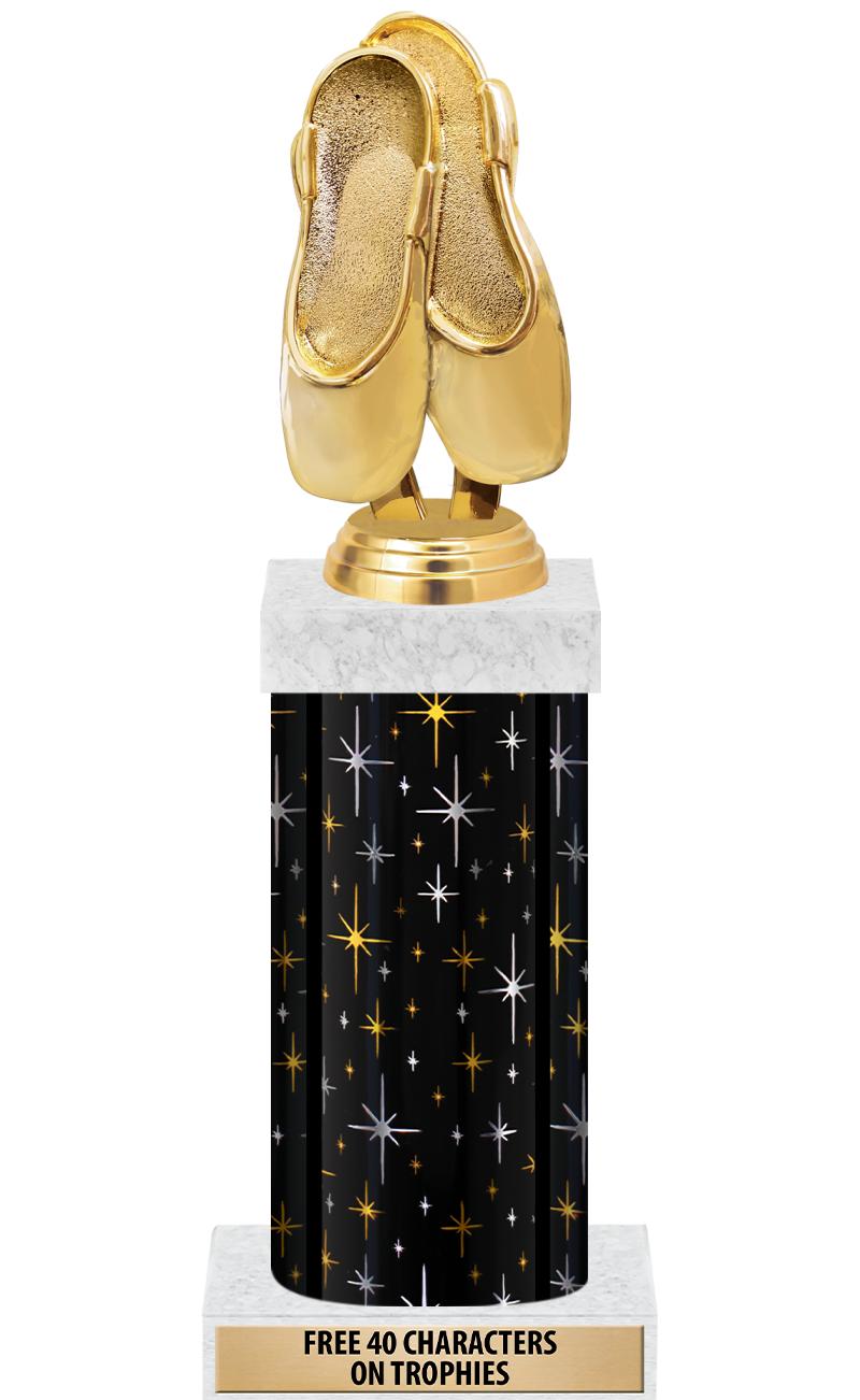 14" MIDNIGHT BLK-GD FIG/SQUARE