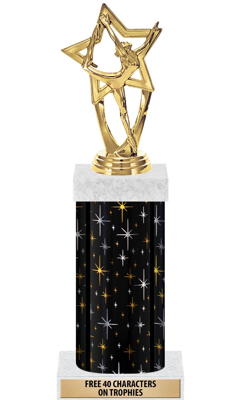 14" MIDNIGHT BLK-GD FIG/SQUARE