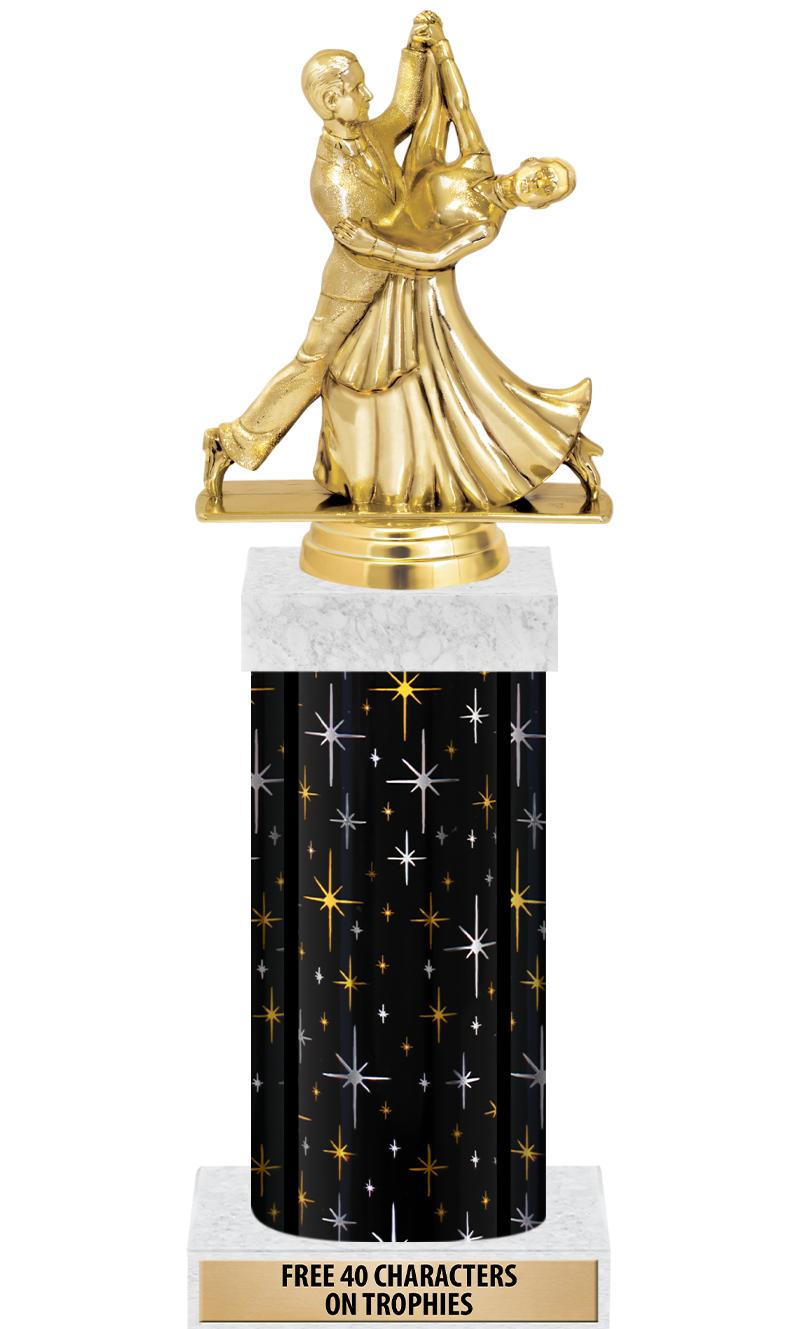 14" MIDNIGHT BLK-GD FIG/SQUARE