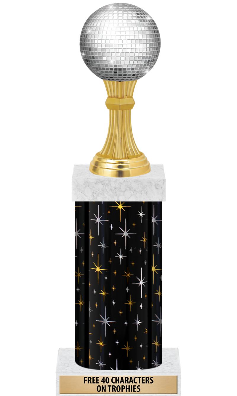 14" MIDNIGHT BLK-GD FIG/SQUARE