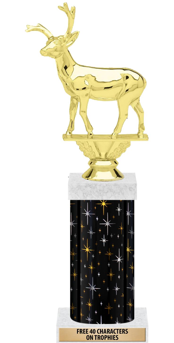 14" MIDNIGHT BLK-GD FIG/SQUARE