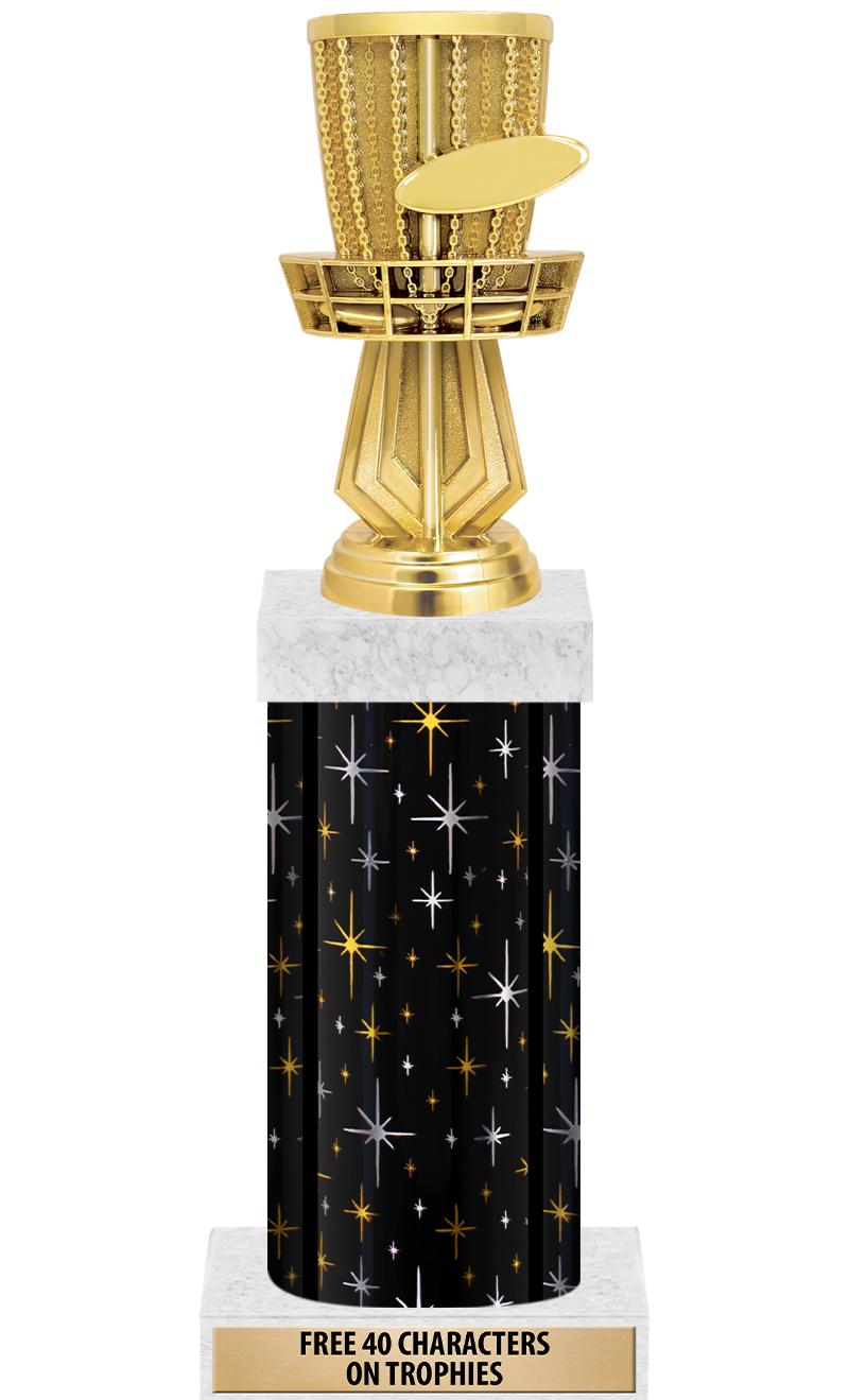 14" MIDNIGHT BLK-GD FIG/SQUARE