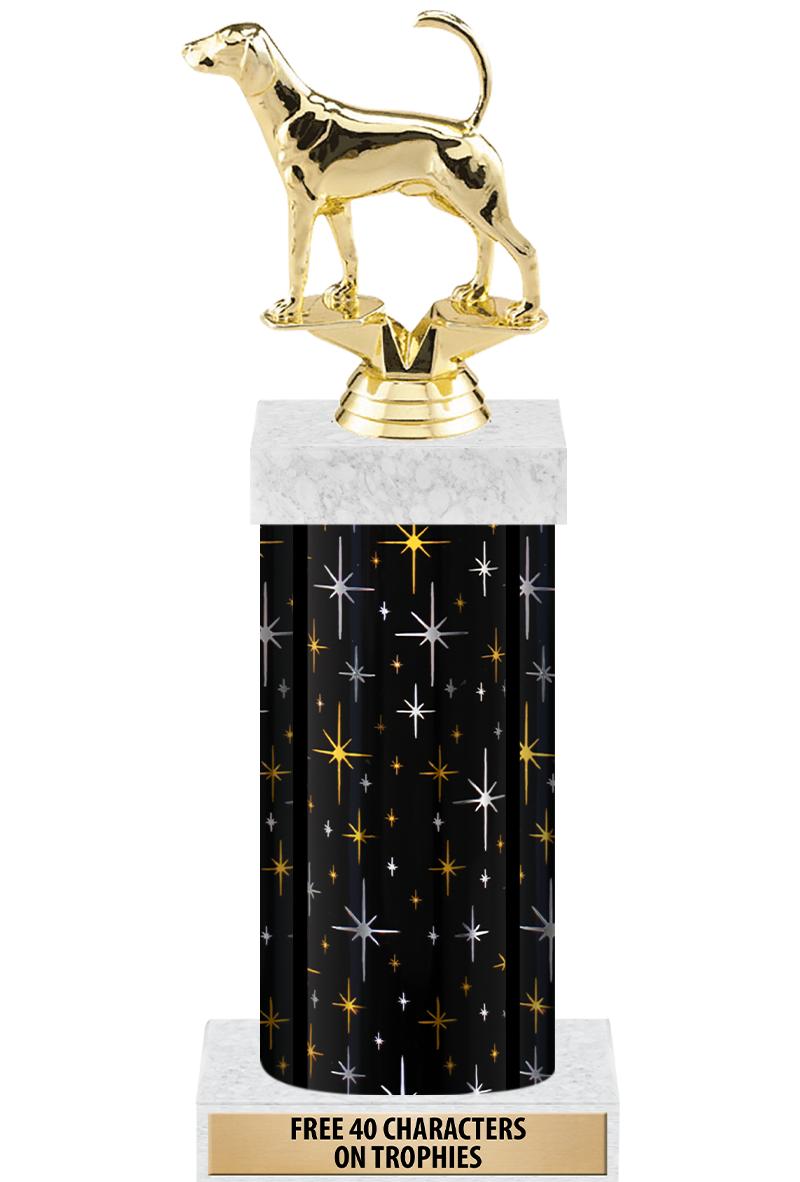 14" MIDNIGHT BLK-GD FIG/SQUARE