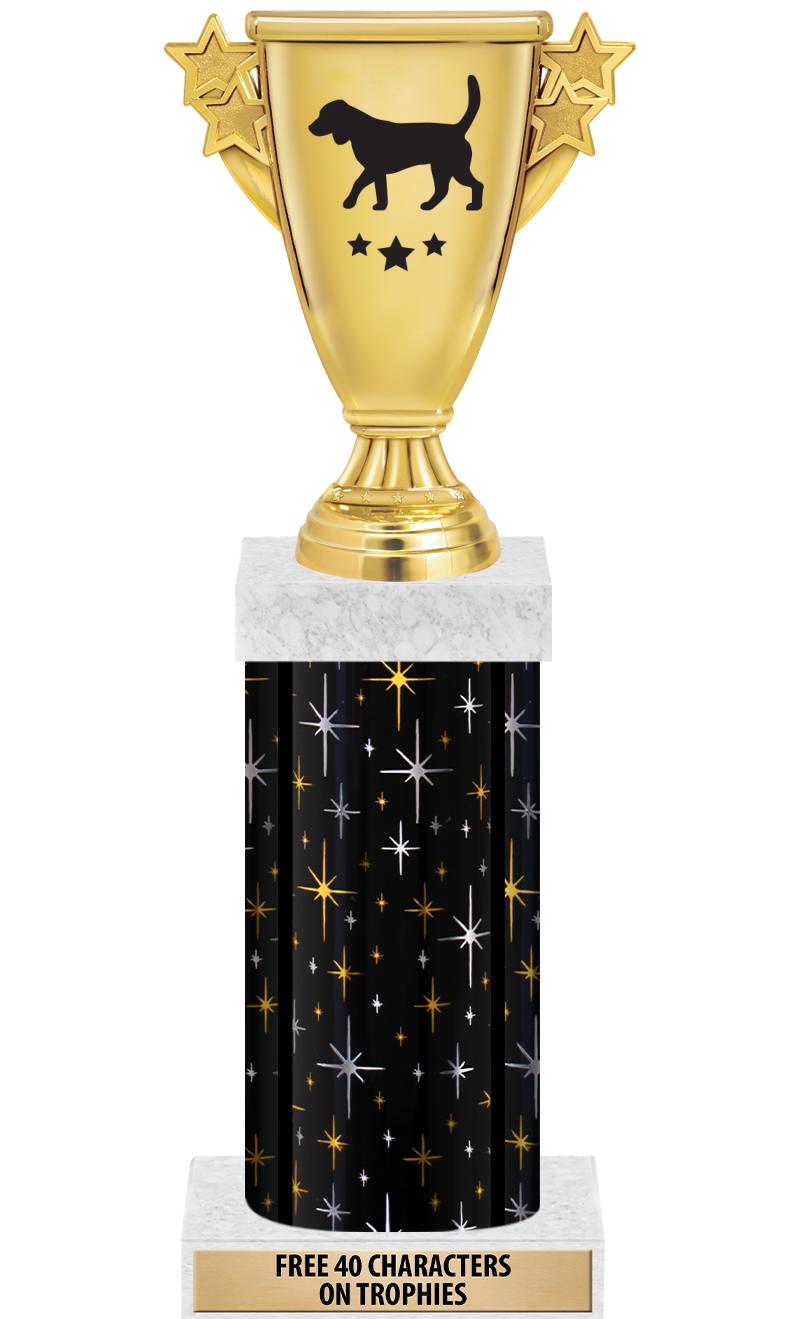 14" MIDNIGHT BLK-GD FIG/SQUARE