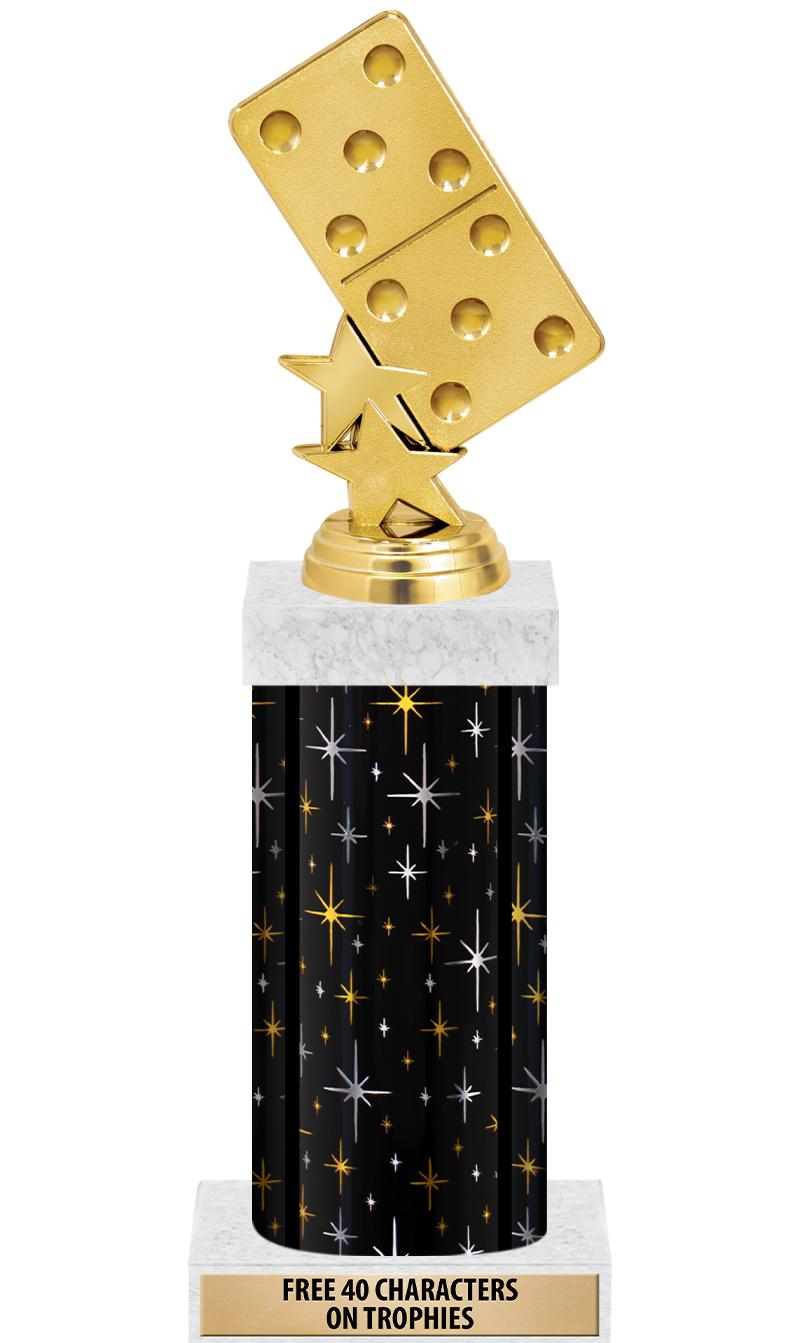 14" MIDNIGHT BLK-GD FIG/SQUARE