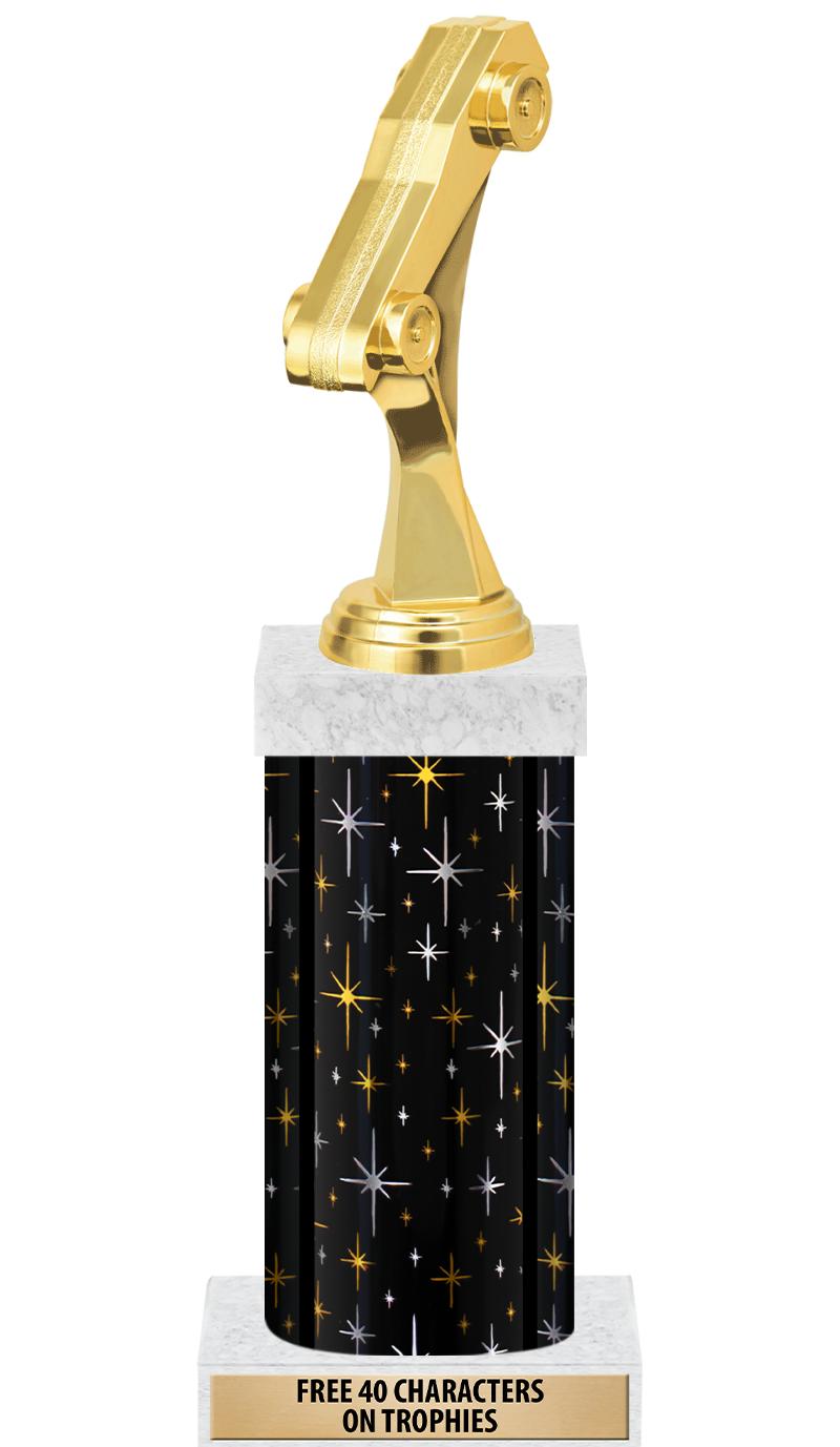 14" MIDNIGHT BLK-GD FIG/SQUARE