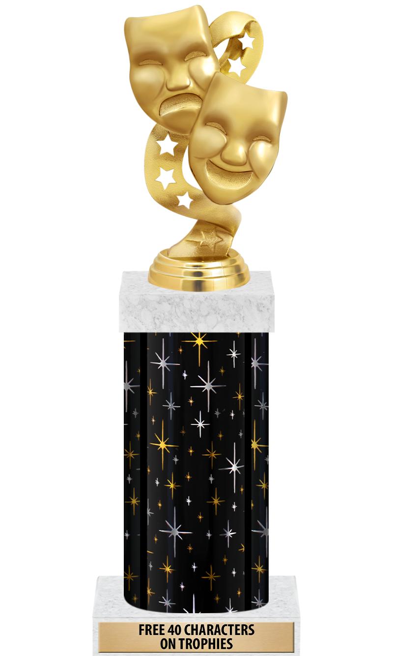 14" MIDNIGHT BLK-GD FIG/SQUARE