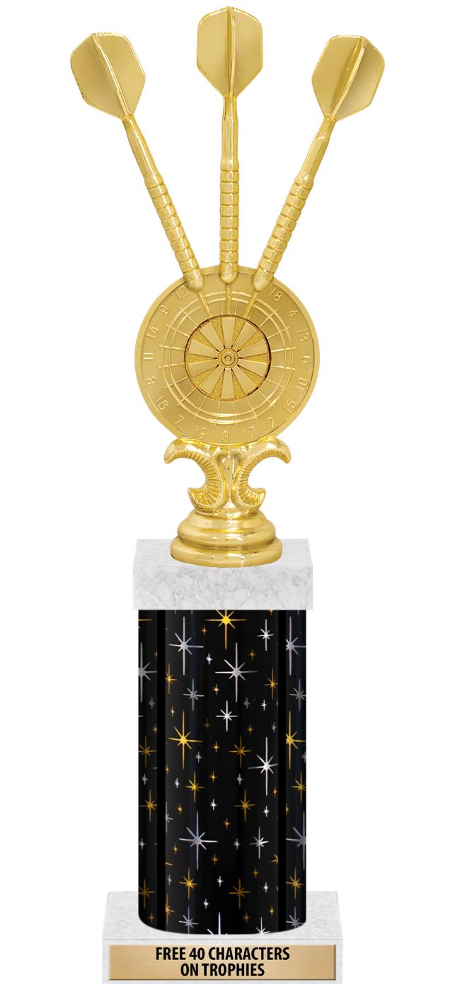 14" MIDNIGHT BLK-GD FIG/SQUARE