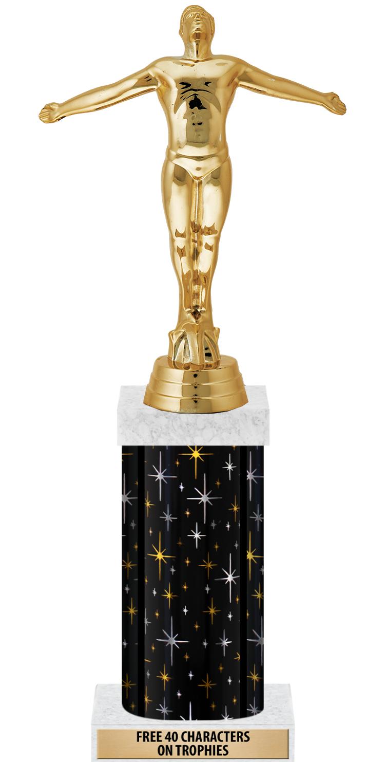 14" MIDNIGHT BLK-GD FIG/SQUARE