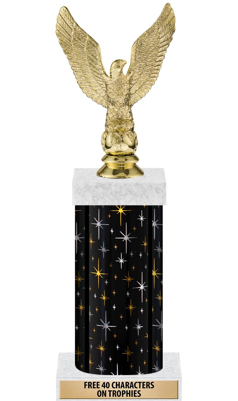 14" MIDNIGHT BLK-GD FIG/SQUARE