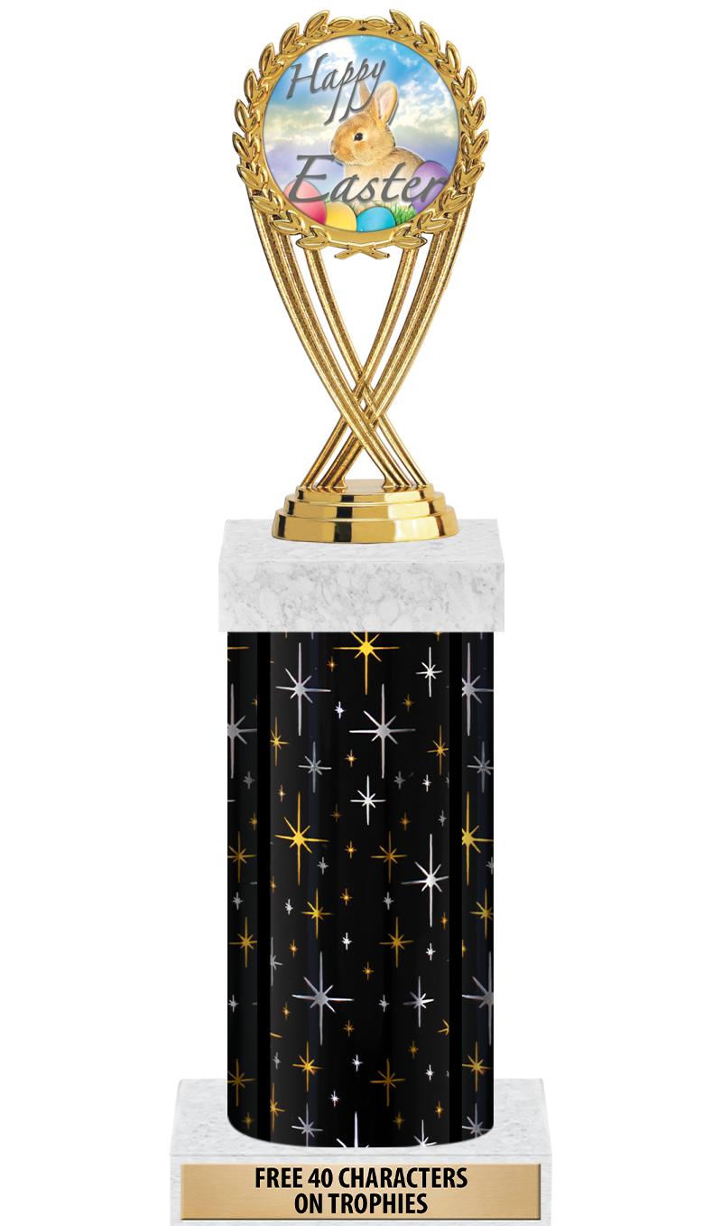 14" MIDNIGHT BLK-GD FIG/SQUARE