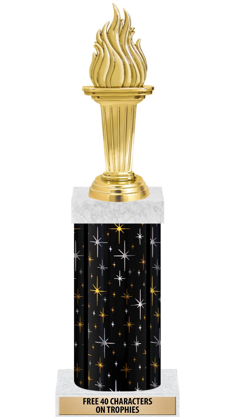 14" MIDNIGHT BLK-GD FIG/SQUARE