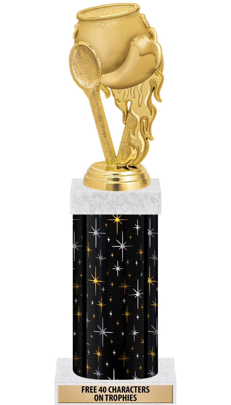 14" MIDNIGHT BLK-GD FIG/SQUARE