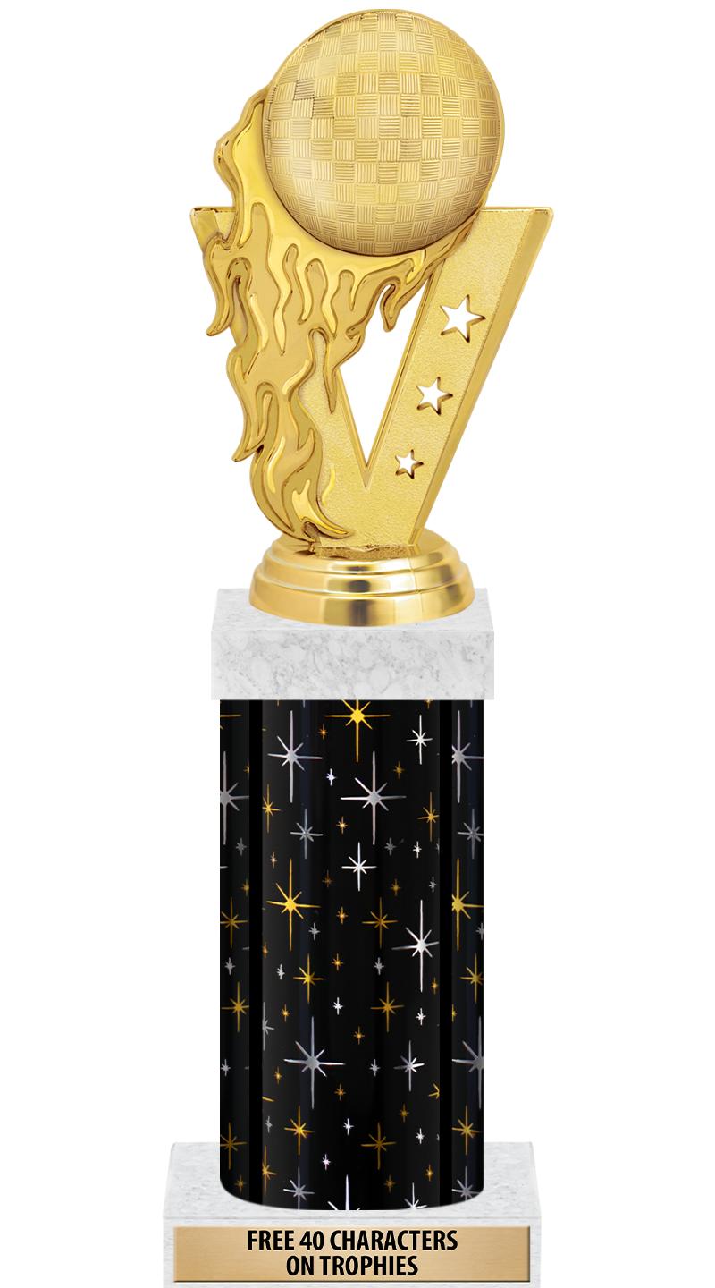 14" MIDNIGHT BLK-GD FIG/SQUARE