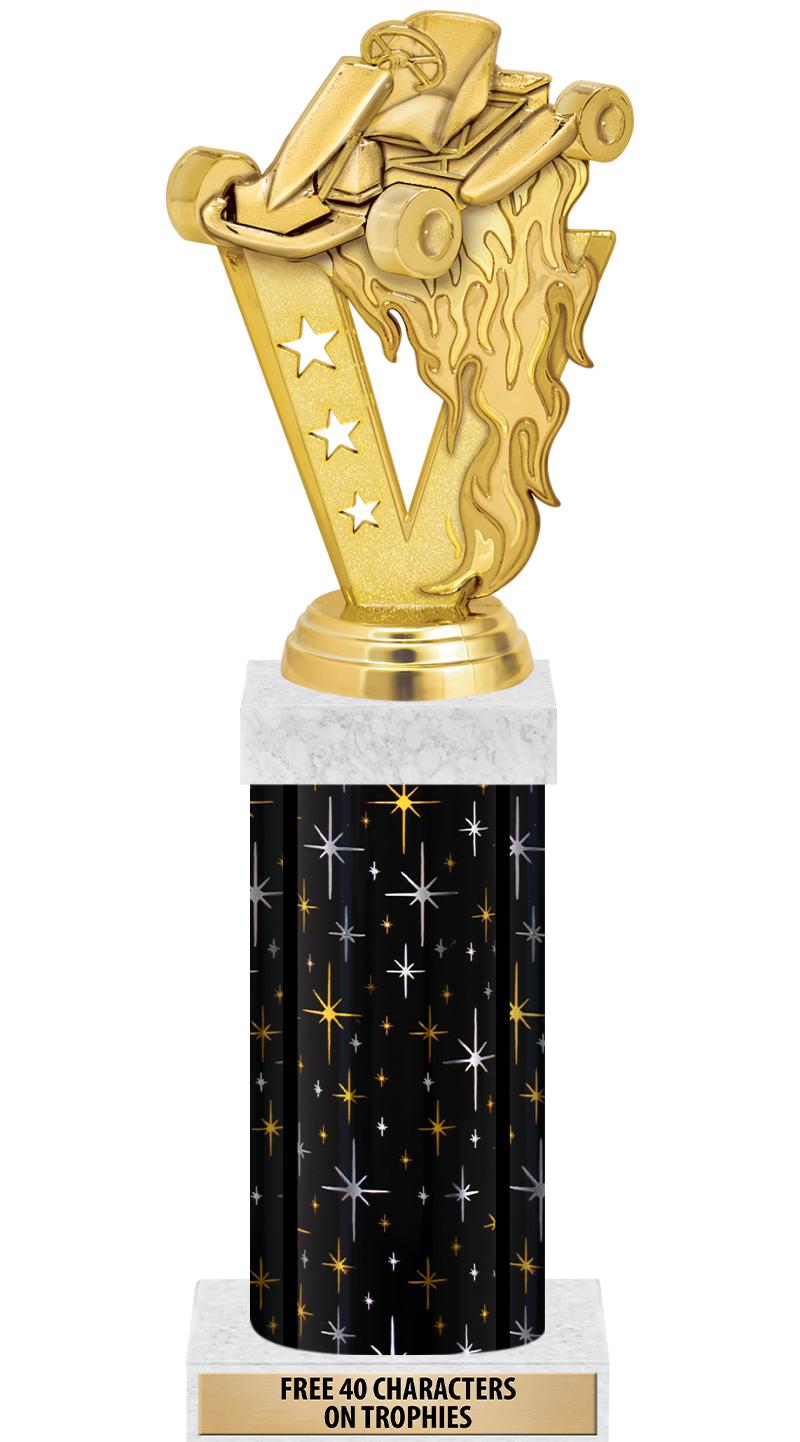 14" MIDNIGHT BLK-GD FIG/SQUARE