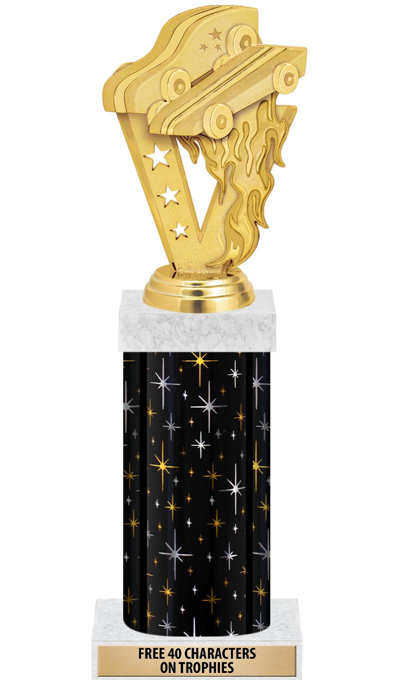 14" MIDNIGHT BLK-GD FIG/SQUARE