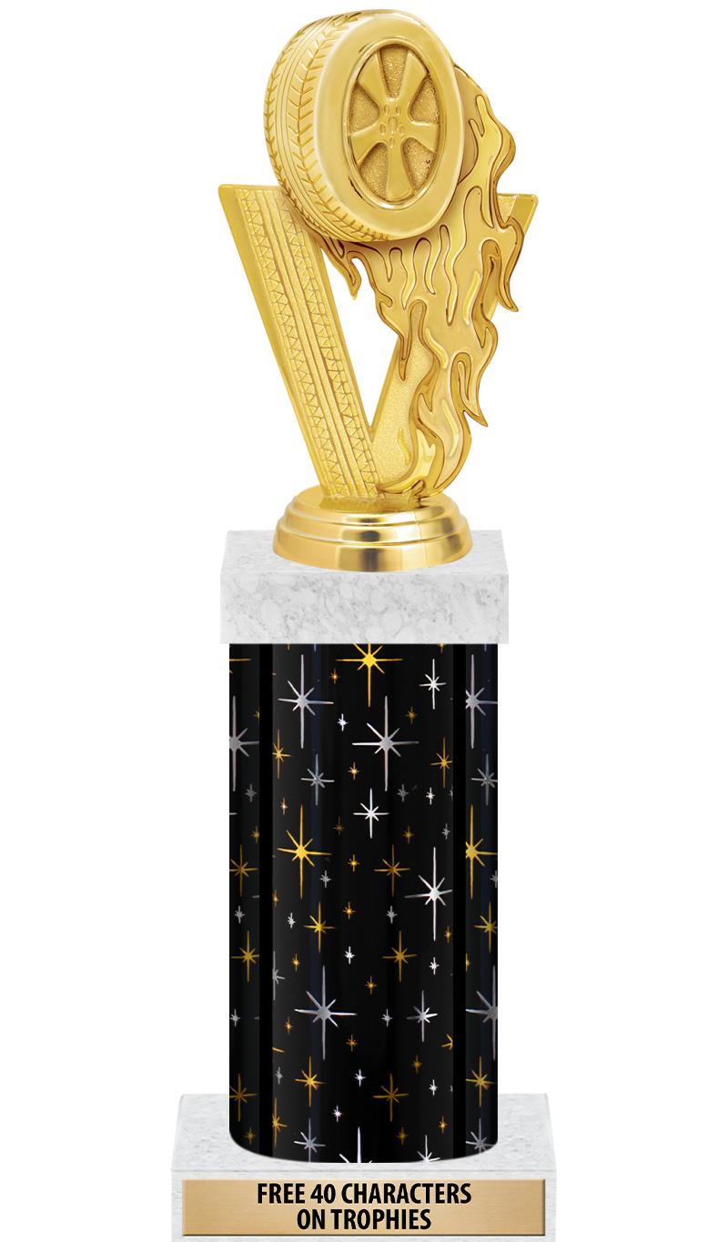 14" MIDNIGHT BLK-GD FIG/SQUARE