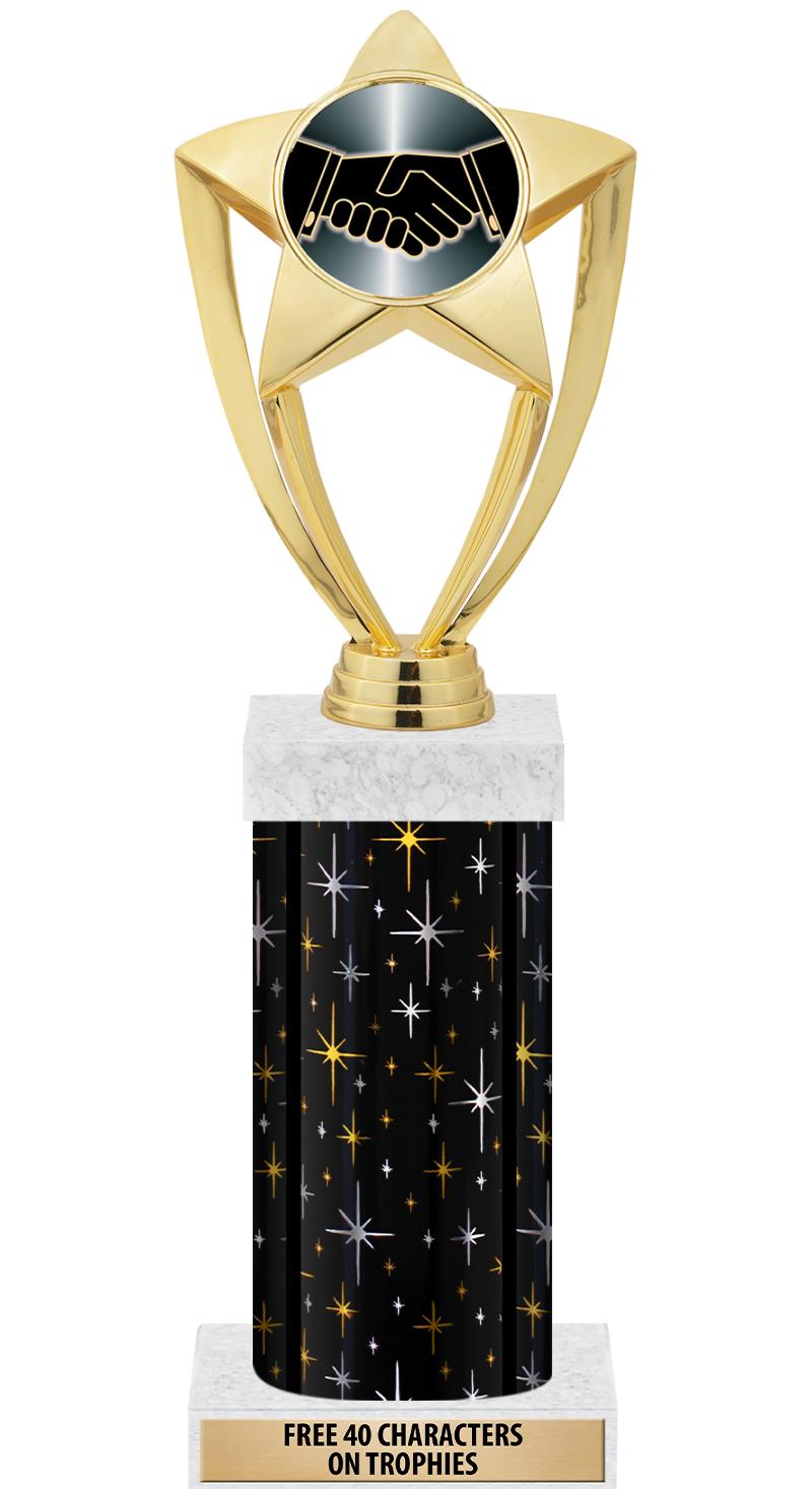 14" MIDNIGHT BLK-GD FIG/SQUARE