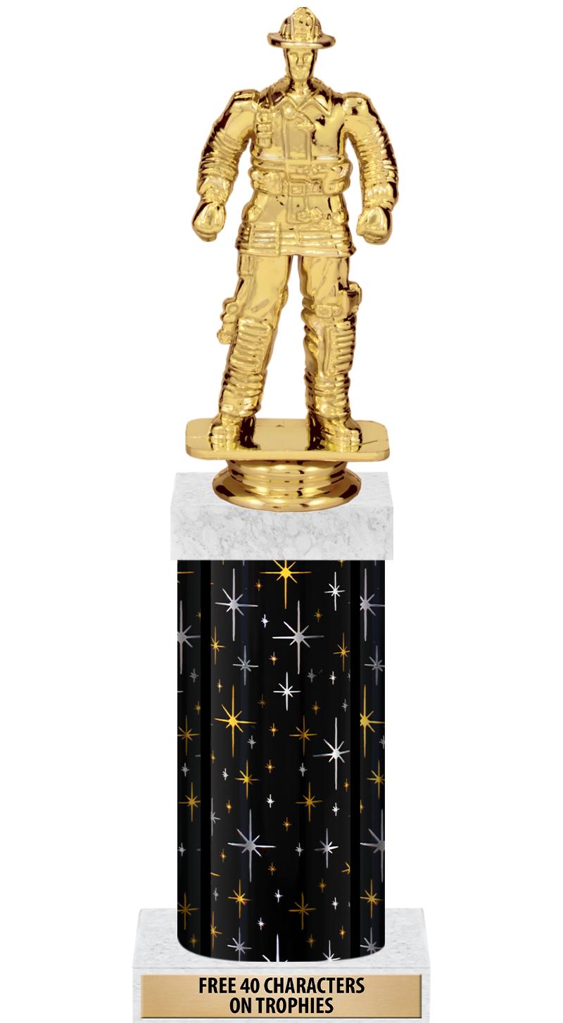 14" MIDNIGHT BLK-GD FIG/SQUARE