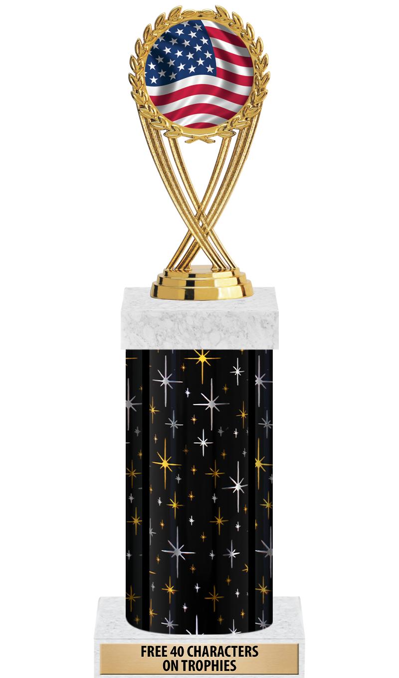 14" MIDNIGHT BLK-GD FIG/SQUARE