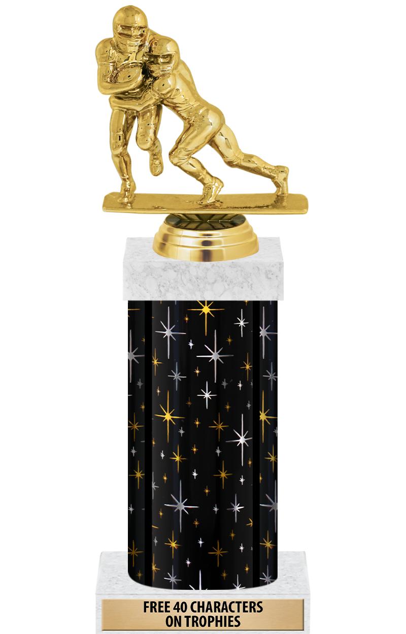 14" MIDNIGHT BLK-GD FIG/SQUARE