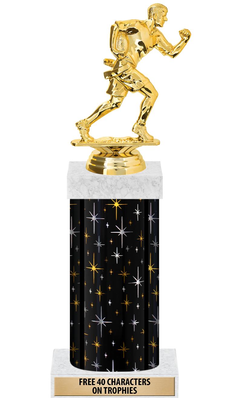 14" MIDNIGHT BLK-GD FIG/SQUARE