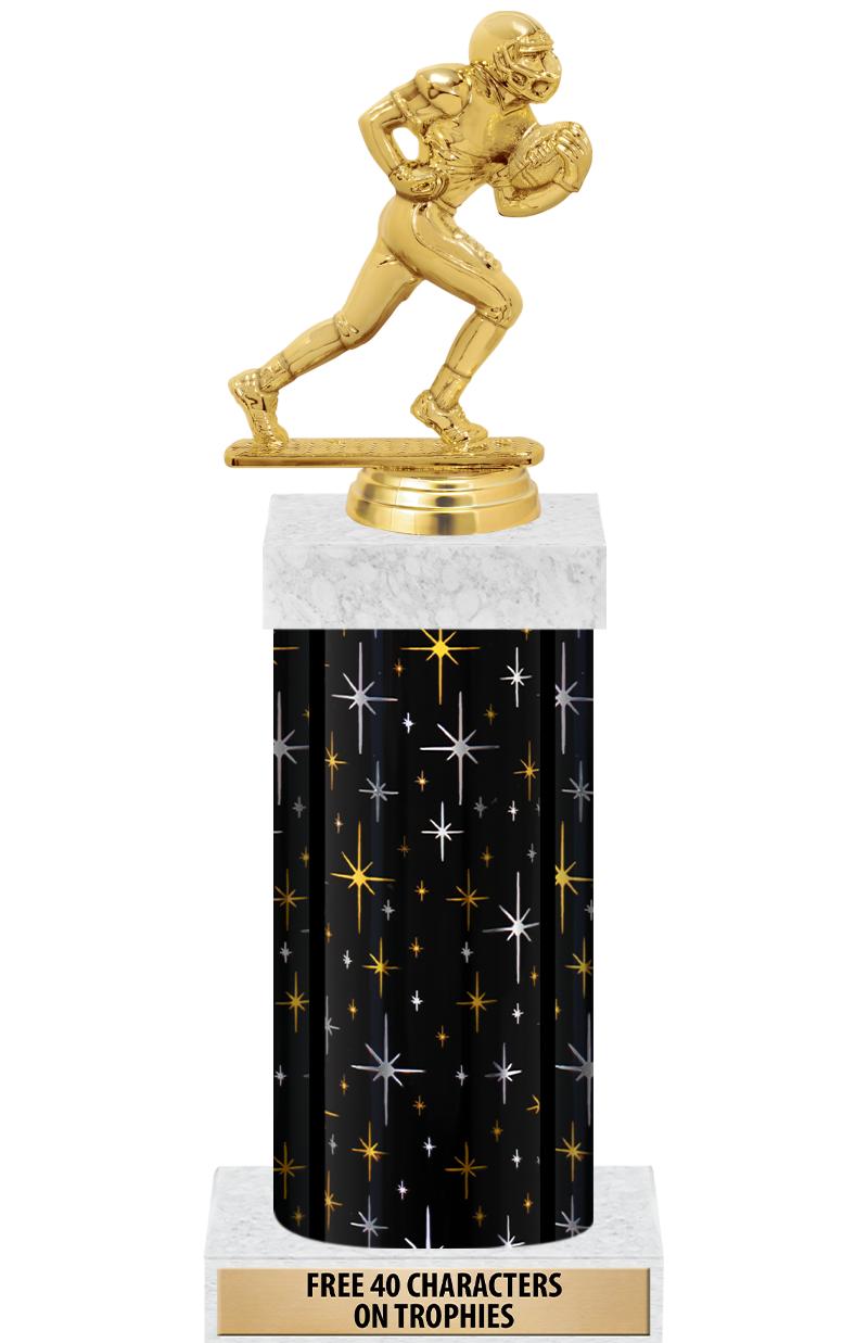 14" MIDNIGHT BLK-GD FIG/SQUARE