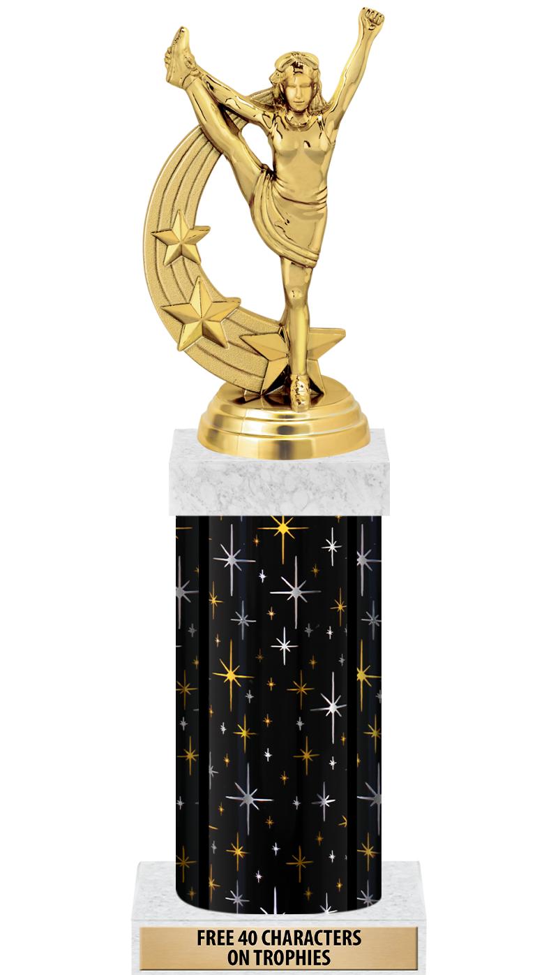 14" MIDNIGHT BLK-GD FIG/SQUARE