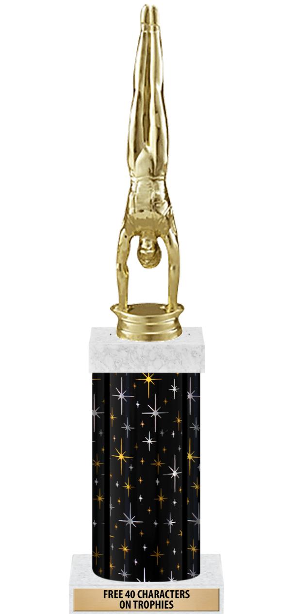 14" MIDNIGHT BLK-GD FIG/SQUARE