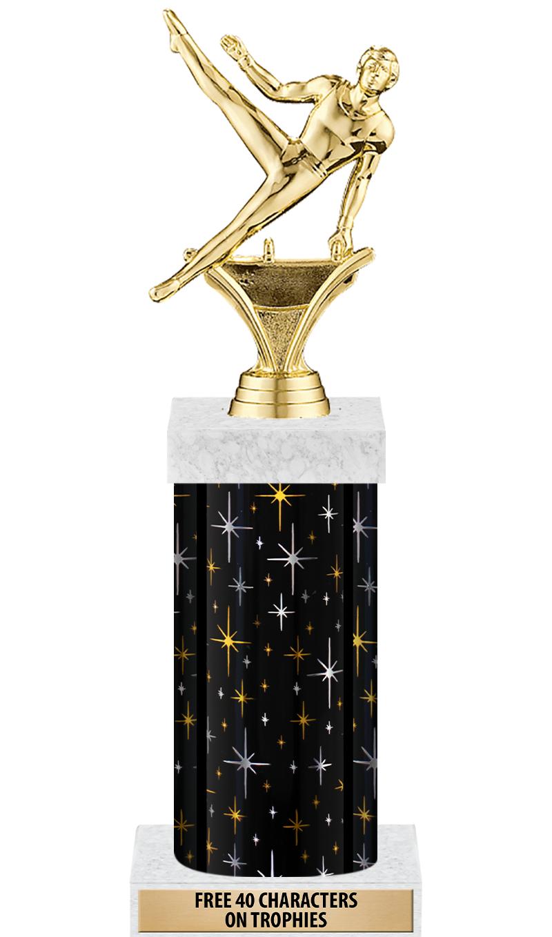 14" MIDNIGHT BLK-GD FIG/SQUARE