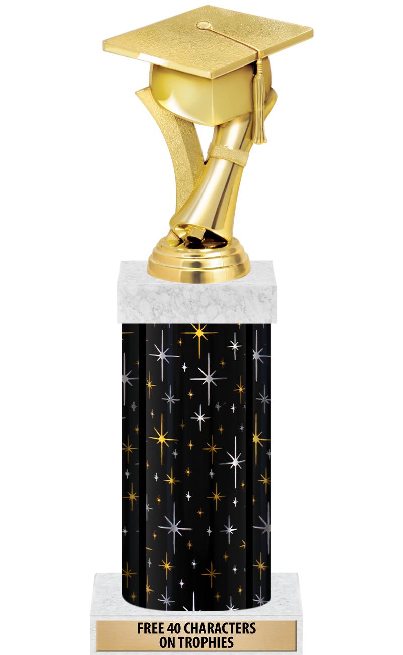 14" MIDNIGHT BLK-GD FIG/SQUARE