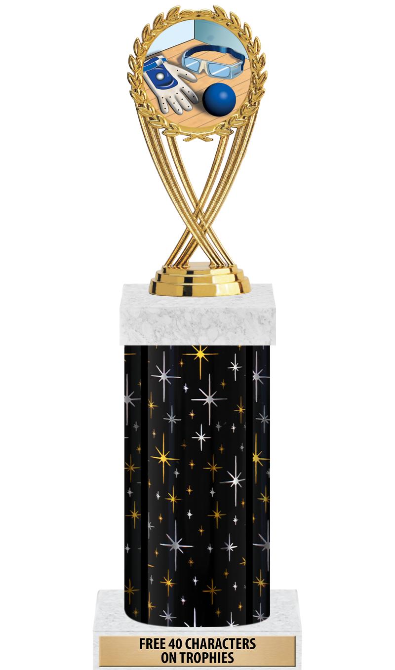 14" MIDNIGHT BLK-GD FIG/SQUARE