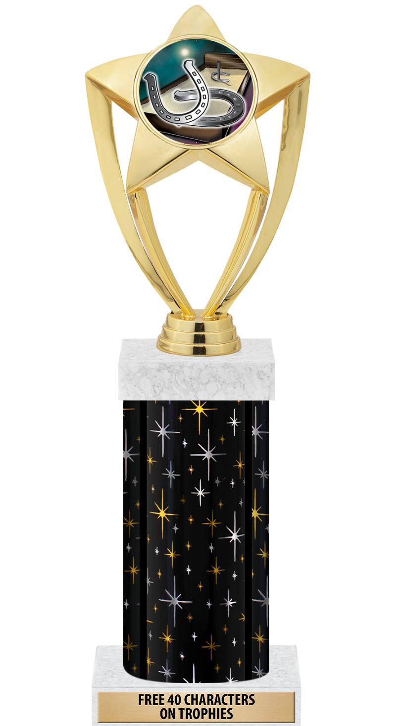 14" MIDNIGHT BLK-GD FIG/SQUARE