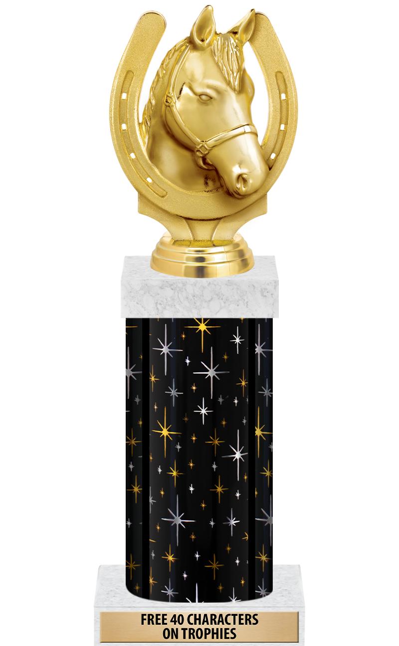 14" MIDNIGHT BLK-GD FIG/SQUARE