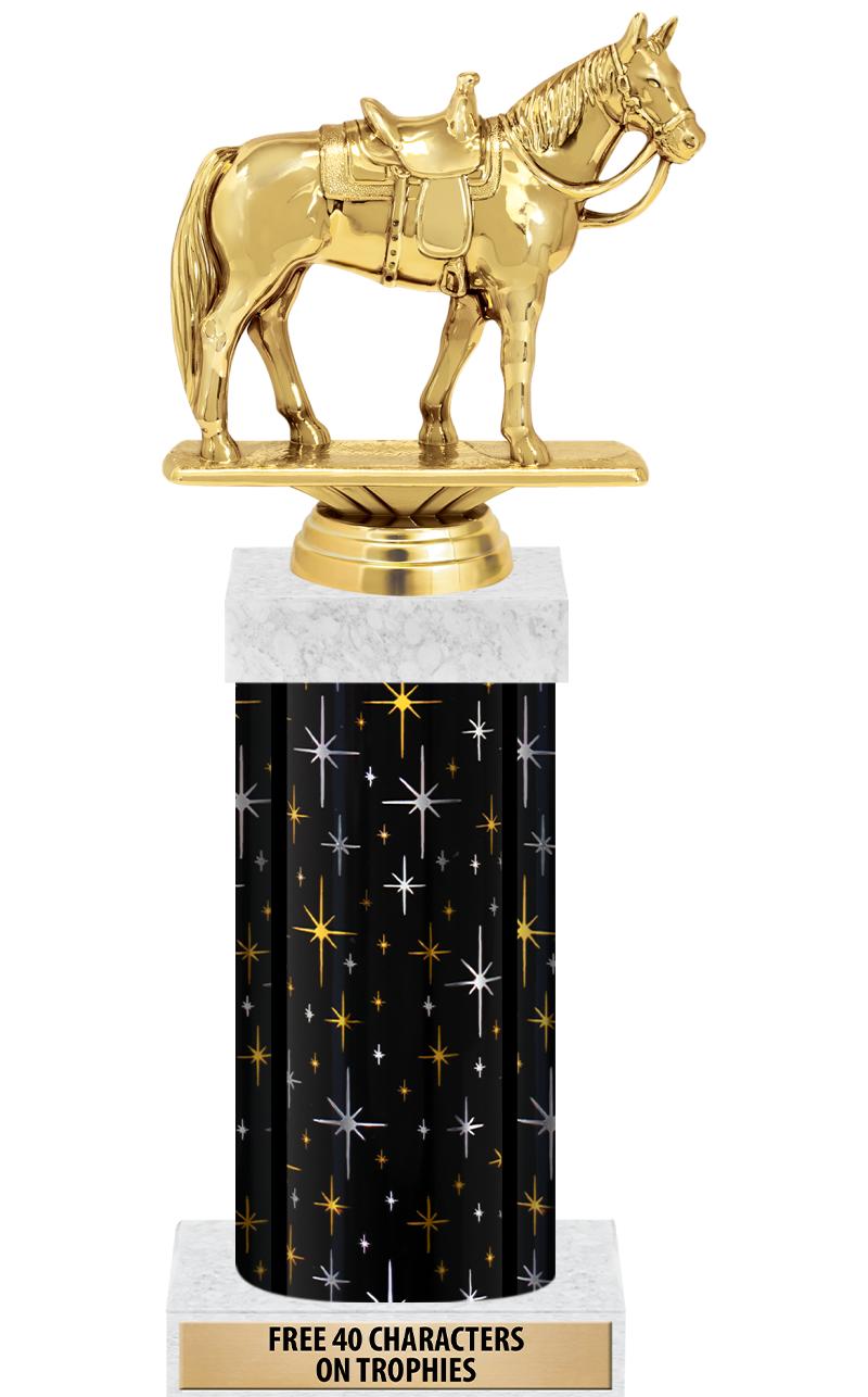 14" MIDNIGHT BLK-GD FIG/SQUARE