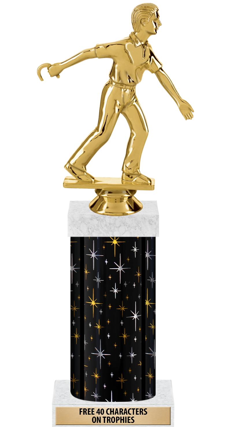 14" MIDNIGHT BLK-GD FIG/SQUARE