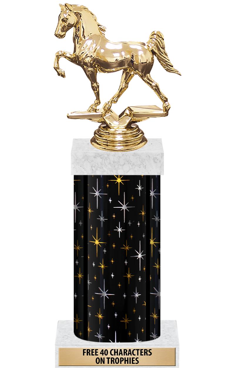 14" MIDNIGHT BLK-GD FIG/SQUARE