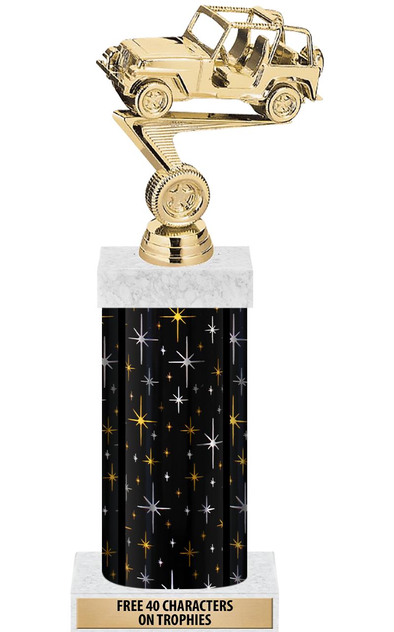 14" MIDNIGHT BLK-GD FIG/SQUARE