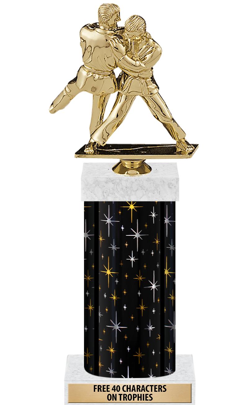 14" MIDNIGHT BLK-GD FIG/SQUARE