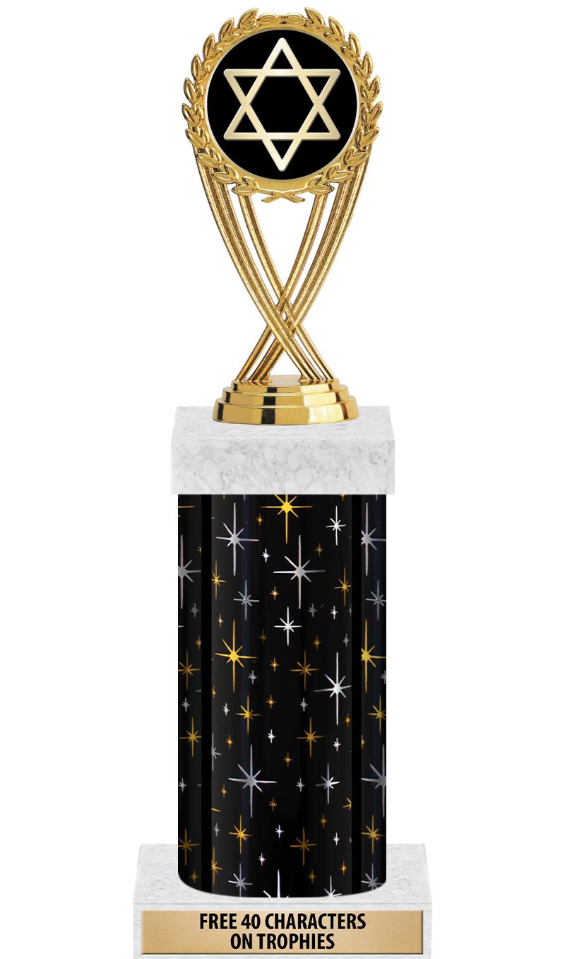 14" MIDNIGHT BLK-GD FIG/SQUARE