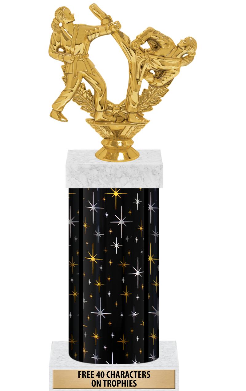 14" MIDNIGHT BLK-GD FIG/SQUARE