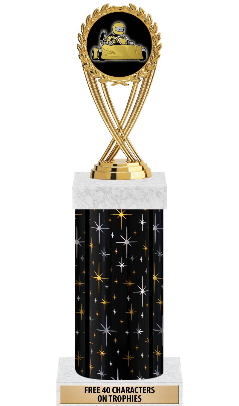 14" MIDNIGHT BLK-GD FIG/SQUARE