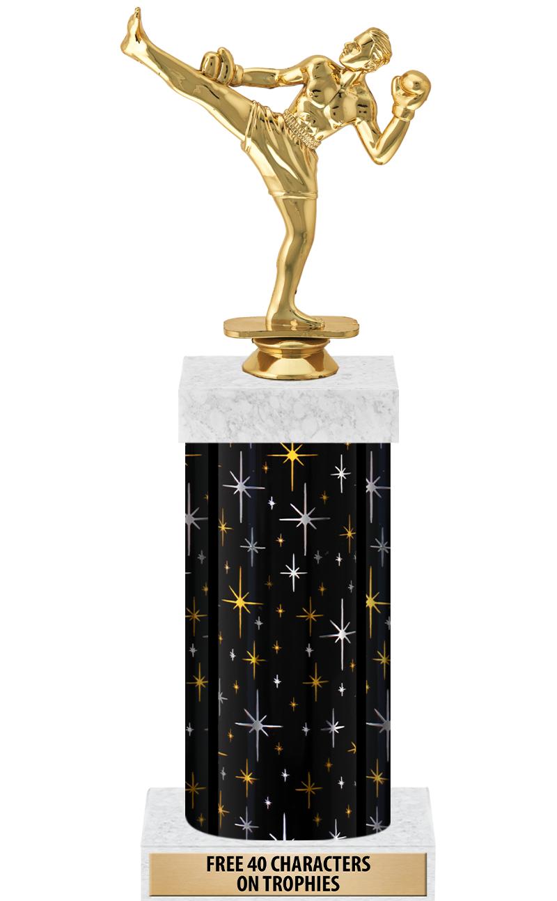 14" MIDNIGHT BLK-GD FIG/SQUARE