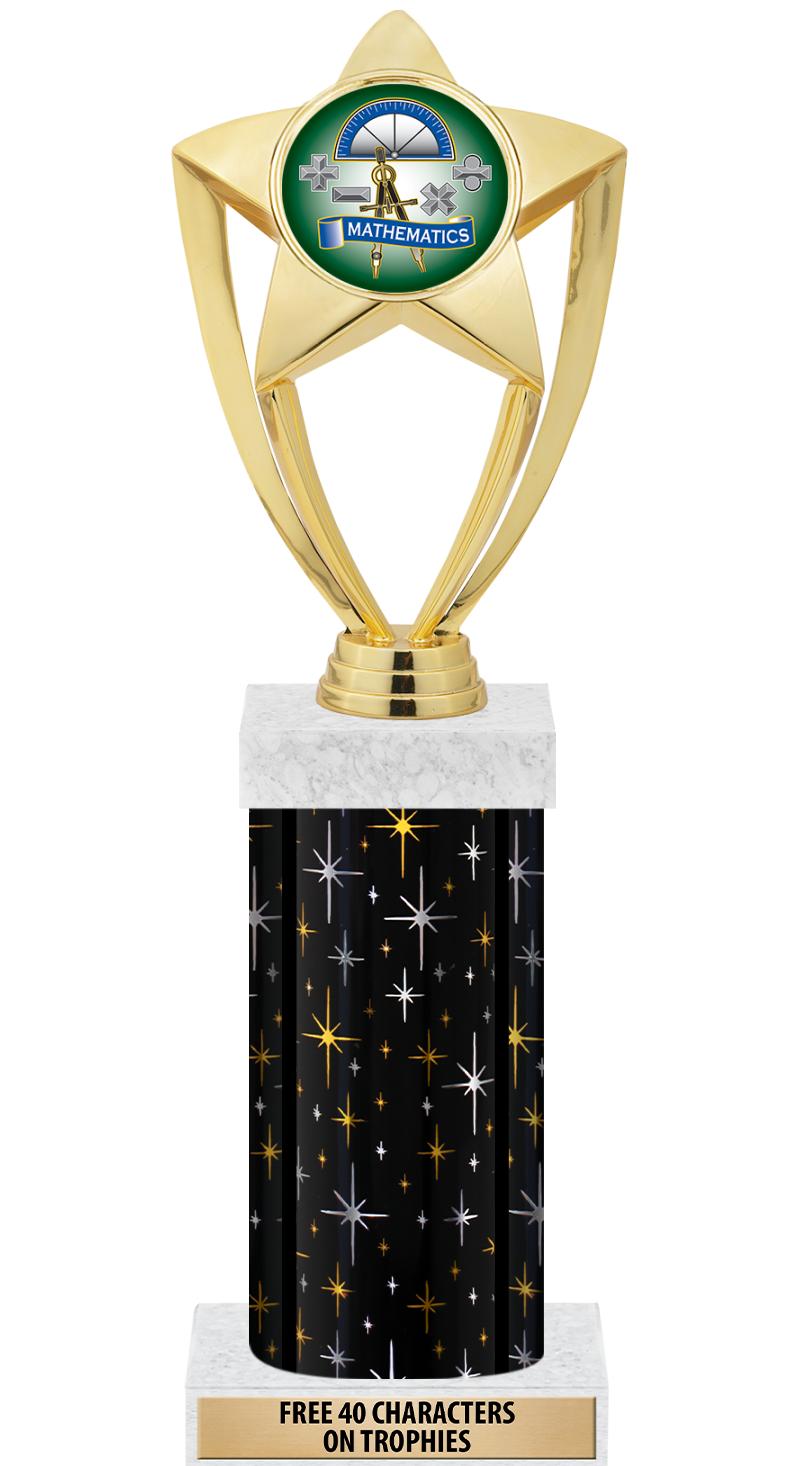 14" MIDNIGHT BLK-GD FIG/SQUARE