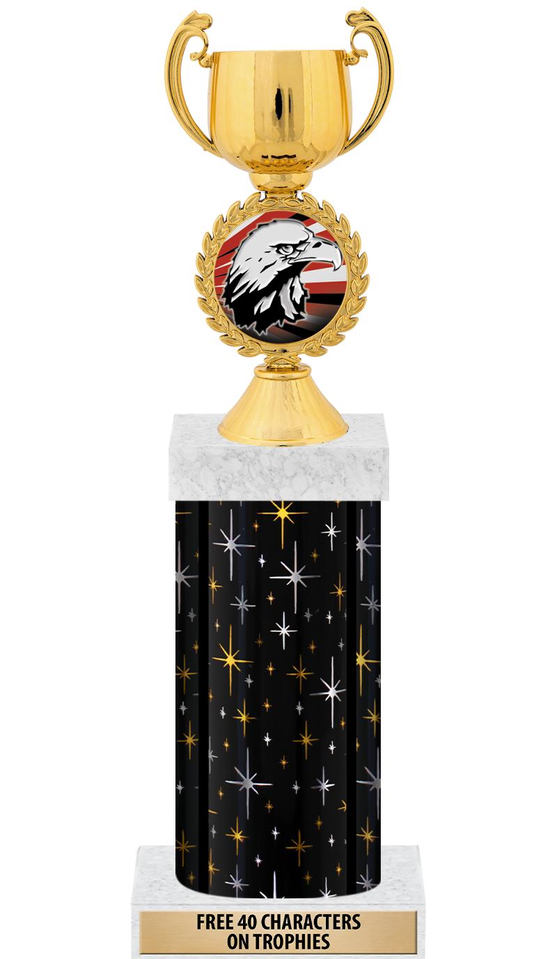 14" MIDNIGHT BLK-GD FIG/SQUARE